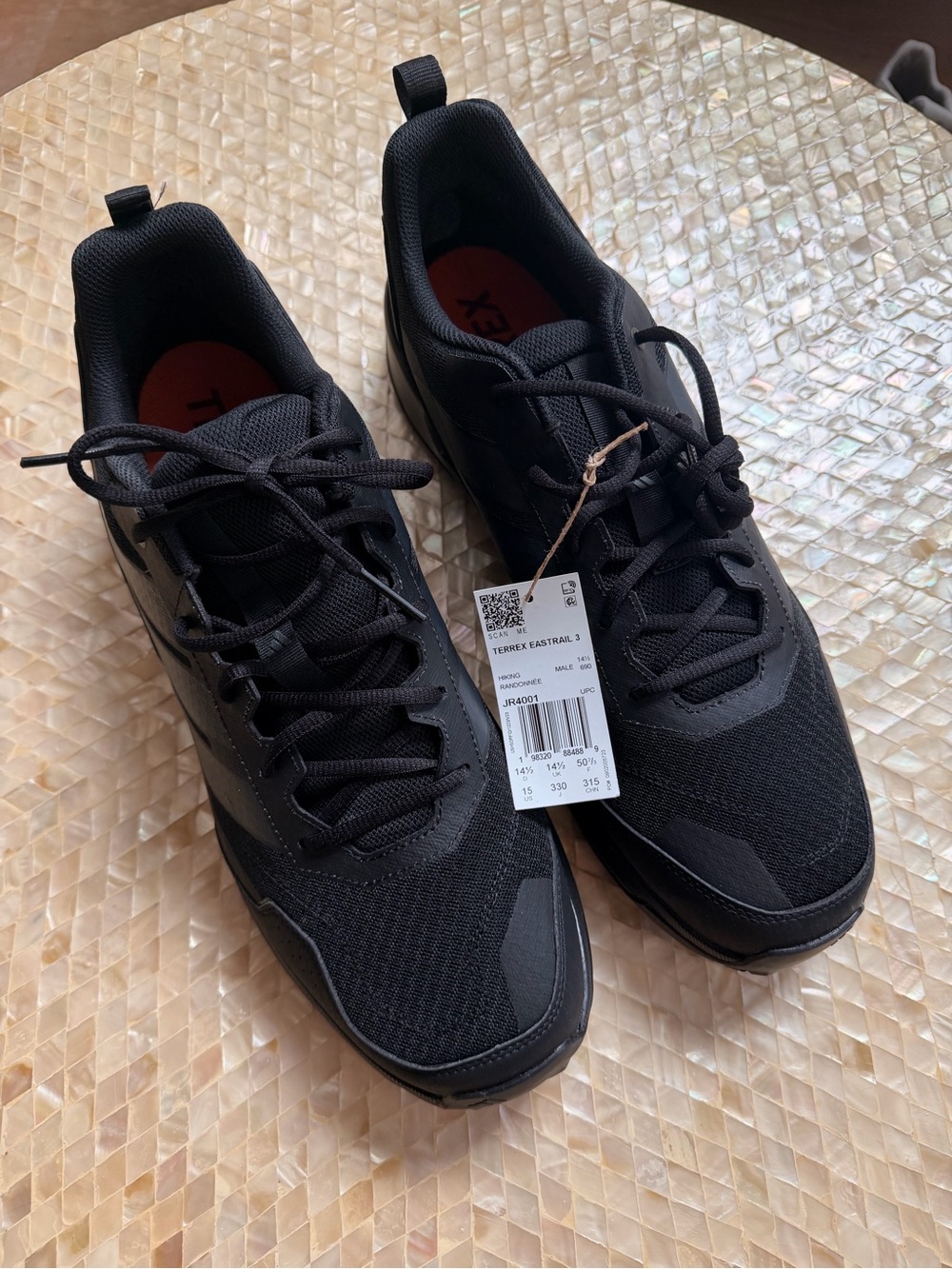 adidas Black Athletic Trail Sneakers